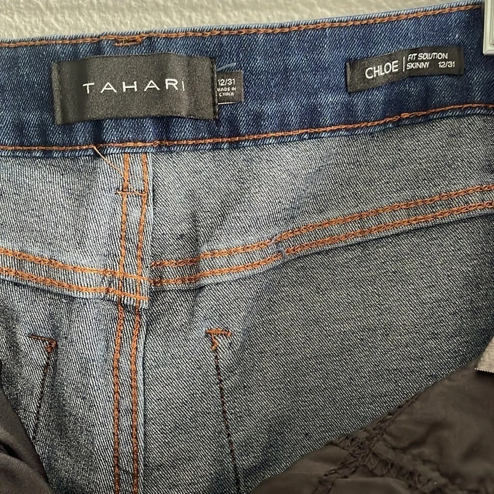 Tahari Chloe Fit Solution Skinny Jeans Womens 12/31 - Picture 7 of 8